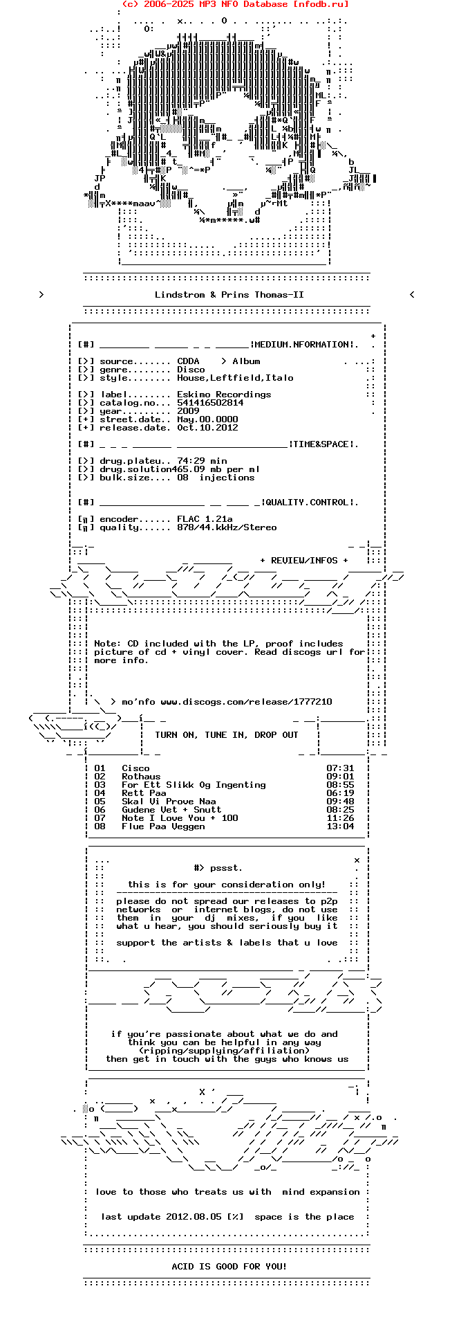 Lindstrom_And_Prins_Thomas-Ii-(541416502814)-CD-FLAC-2009