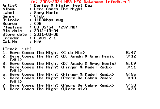 Darius_And_Finlay_Feat_Daz-Here_Comes_The_Night-Promo-CDR-2011