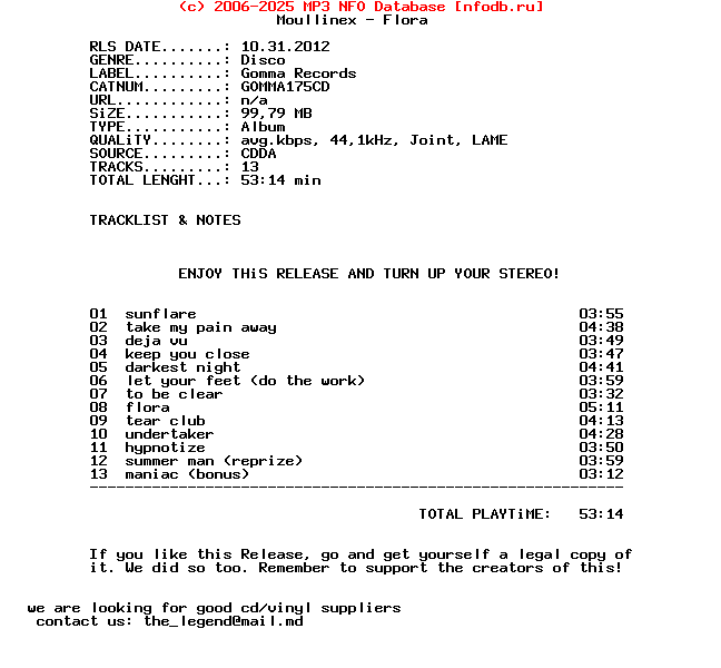 Moullinex-Flora-(GOMMA175CD)-CD-2012