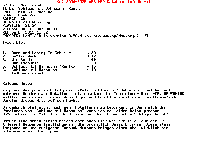 Nevermind-Schluss_Mit_Wahnsinn_Remix-DE-2007