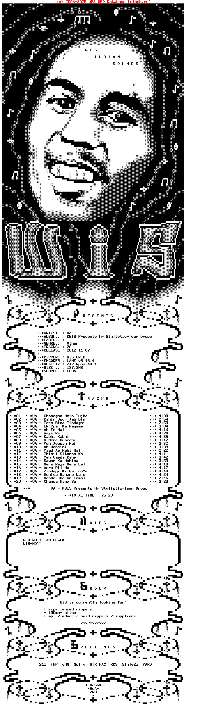 VA-Kbis_Presents_Mr_Stylistic-Tear_Drops-Bootleg-2012