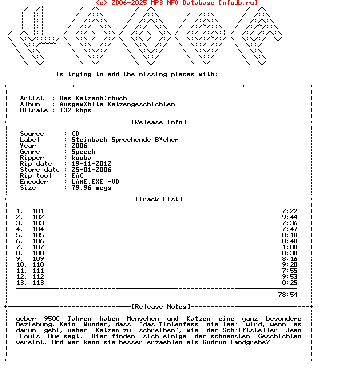 Das_Katzenhoerbuch-Ausgewaehlte_Katzengeschichten-2006-Kooba