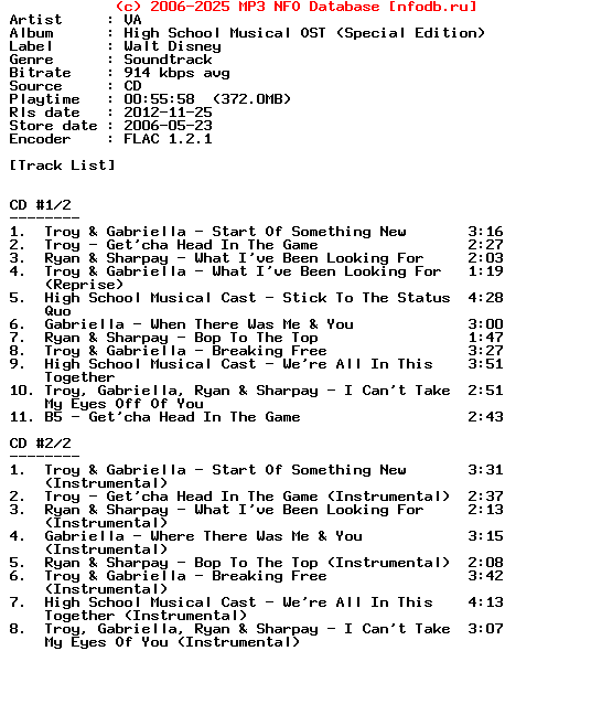 VA-High_School_Musical-Ost_Special_Edition-2CD-FLAC-2006