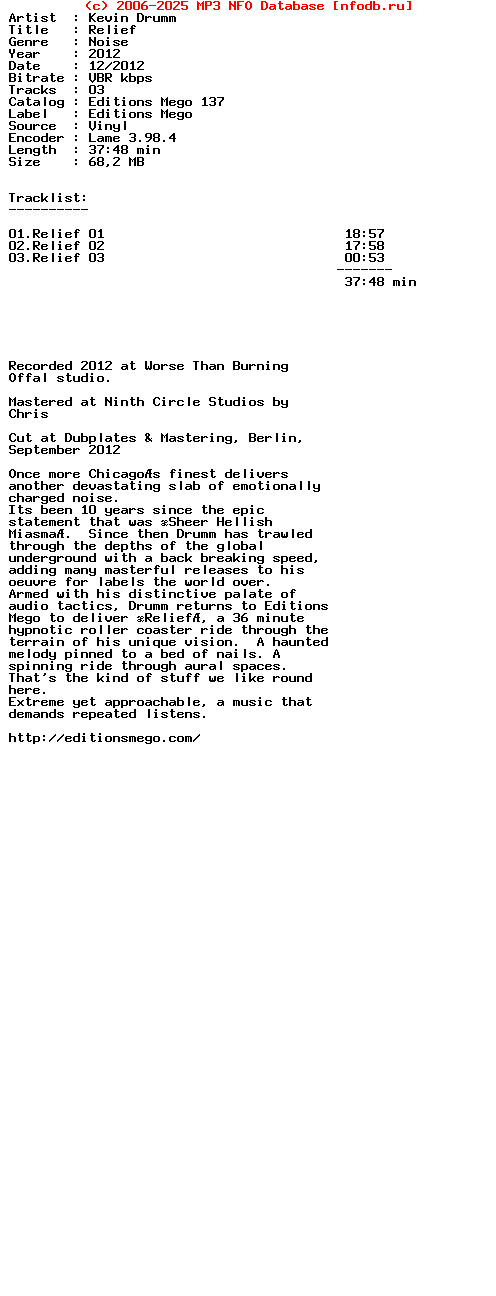 Kevin_Drumm-Relief-Lp-2012