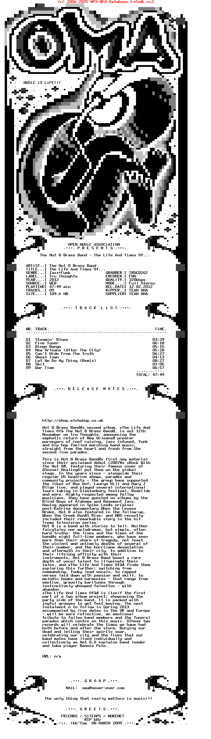 The_Hot_8_Brass_Band--The_Life_And_Times_Of___-(TRUCD262)-WEB-2012-OMA