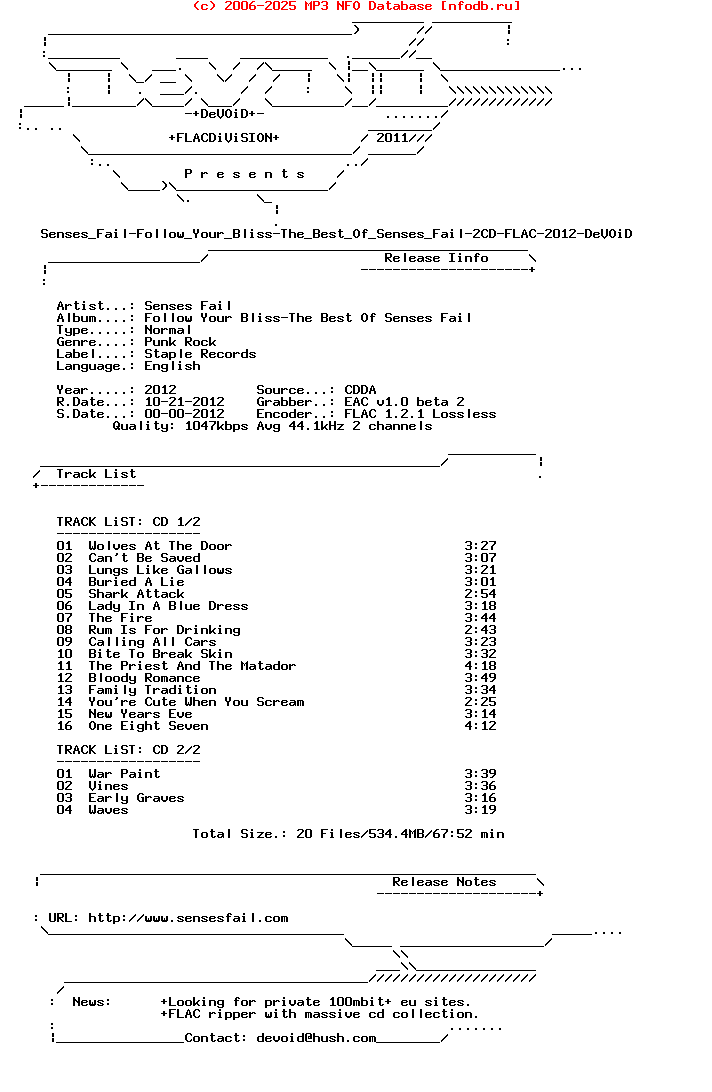 Senses_Fail-Follow_Your_Bliss-The_Best_Of_Senses_Fail-2CD-FLAC-2012