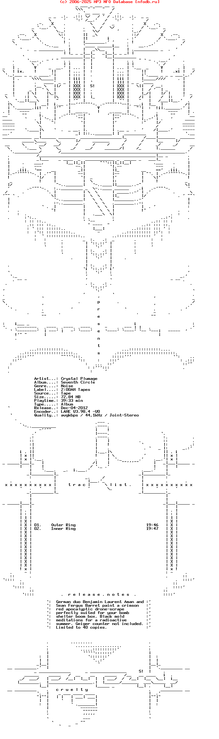 Crystal_Plumage_-_Seventh_Circle-Tape-200Am_Tapes-2010-CRUELTY