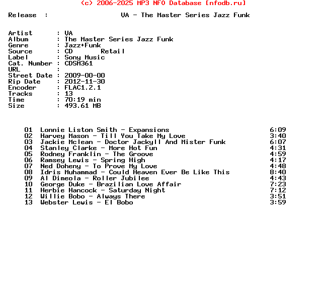 VA-The_Master_Series_Jazz_Funk-(CDSM361)-CD-2009