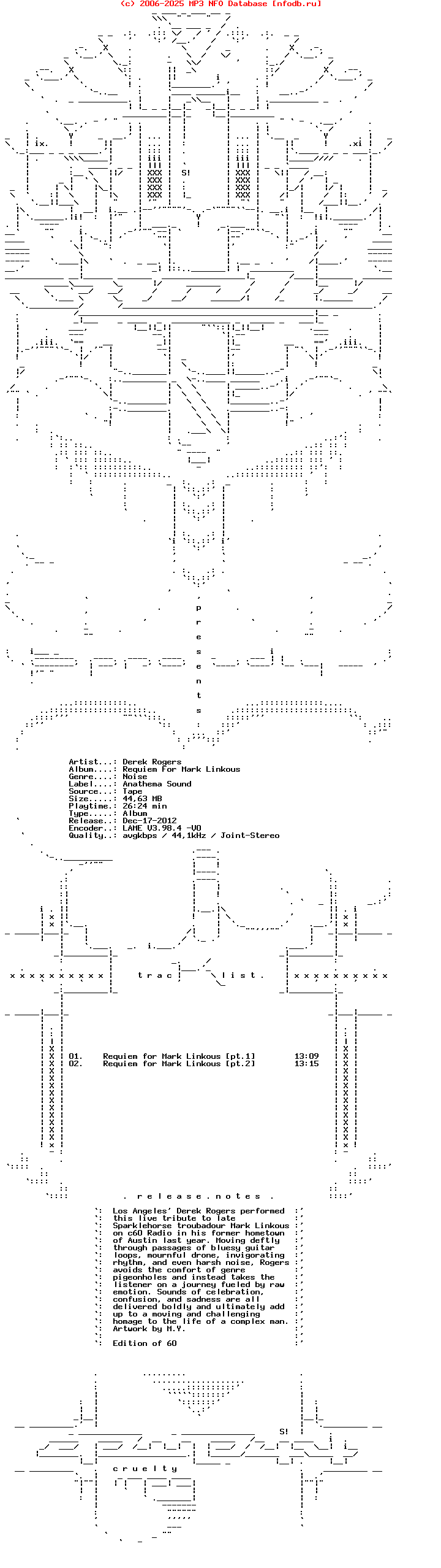 Derek_Rogers_-_Requiem_For_Mark_Linkous-Tape-Anathema_Sound-2011-CRUELTY