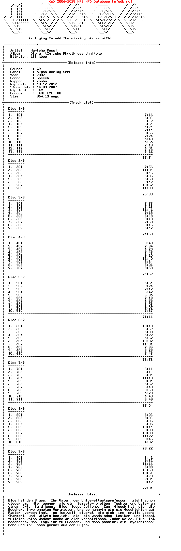 Marisha_Pessl-Die_Alltaegliche_Physik_Des_Ungluecks-2007-9CD-Kooba
