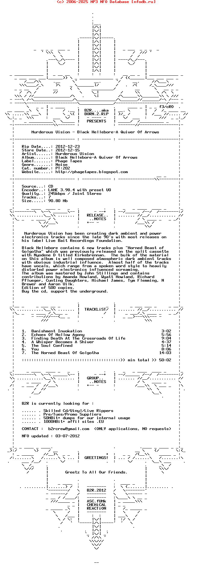Murderous_Vision-Black_Hellebore-A_Quiver_Of_Arrows-2012