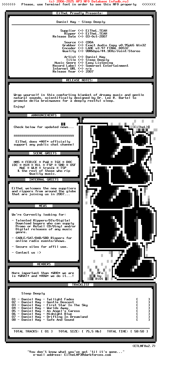 Daniel_May_-_Sleep_Deeply-CD-2007-EiTheLMP3