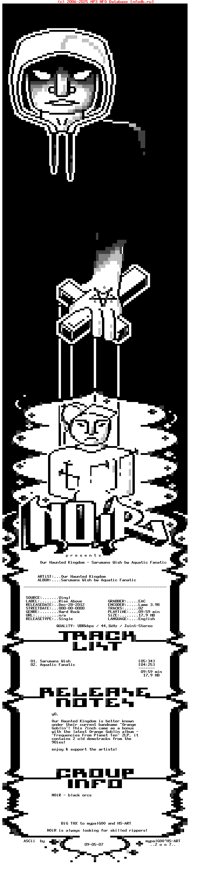 Our_Haunted_Kingdom-Sarumans_Wish_Bw_Aquatic_Fanatic-VLS-2012-NOiR
