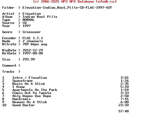 Elevation-Indian_Root_Pills-CD-FLAC-1997-Ozf