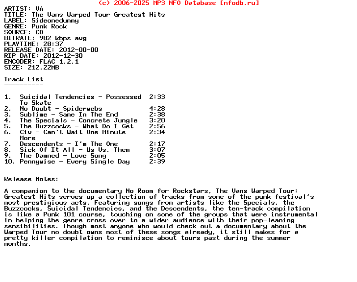 VA-The_Vans_Warped_Tour_Greatest_Hits-CD-FLAC-2012