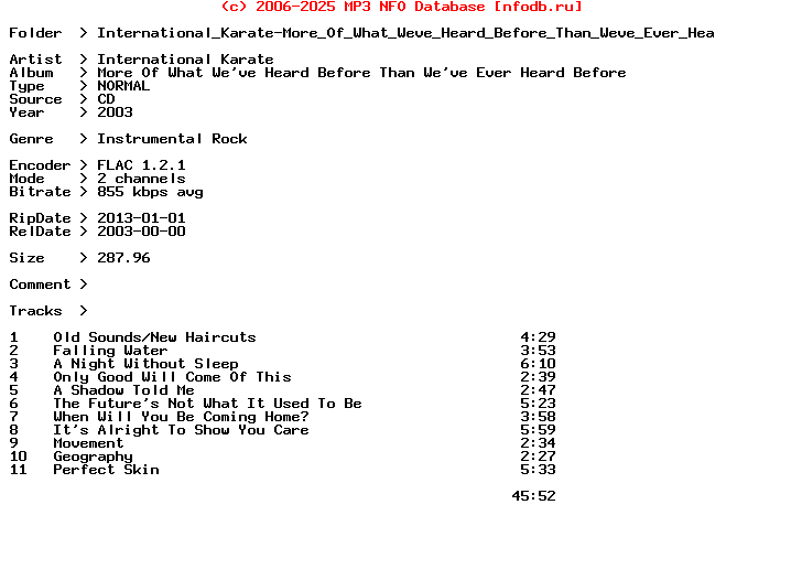 International_Karate-More_Of_What_Weve_Heard_Before_Than_Weve_Ever_Heard_Before-CD-FLAC-2003-Ozf