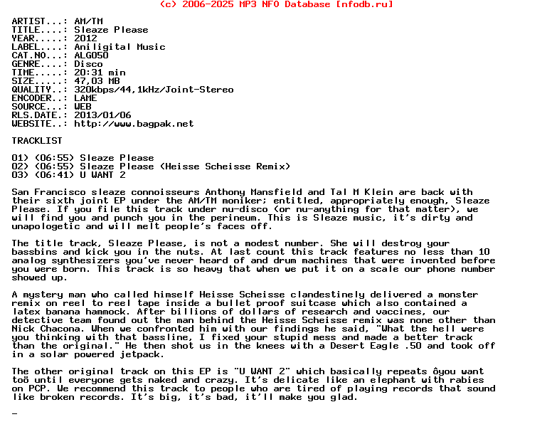 Am-Tm-Sleaze_Please-(ALG050)-WEB-2012