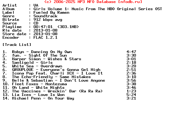 VA-Girls_Vol_1_Music_From_The_Hbo_Original_Series-Ost-CD-FLAC-2013
