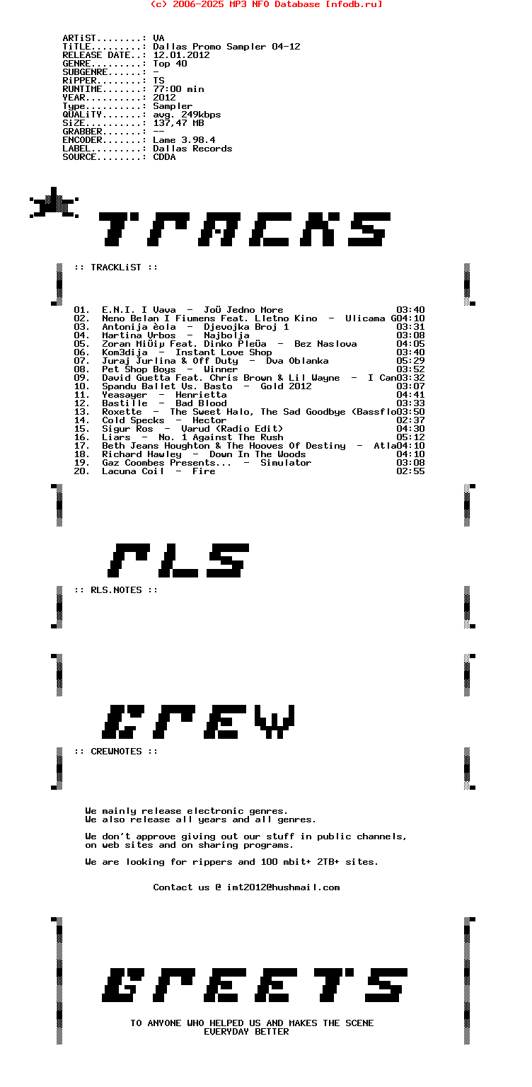VA-Dallas_Promo_Sampler_04-12-Promo-2012