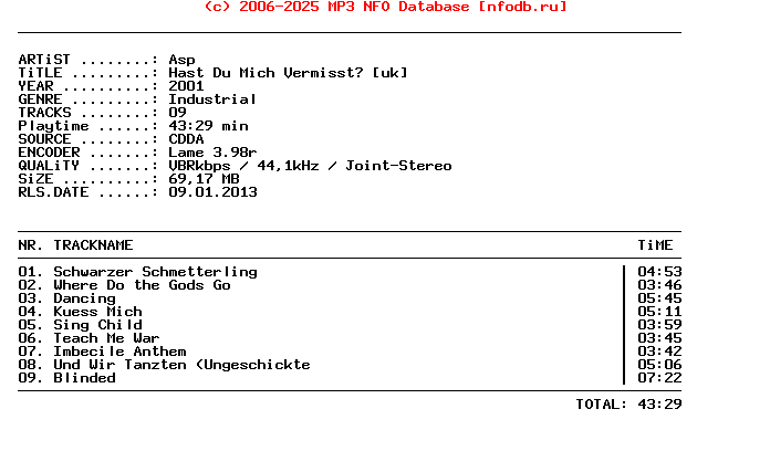 Asp-Hast_Du_Mich_Vermisst_(UK)-2001-Vhv_Int
