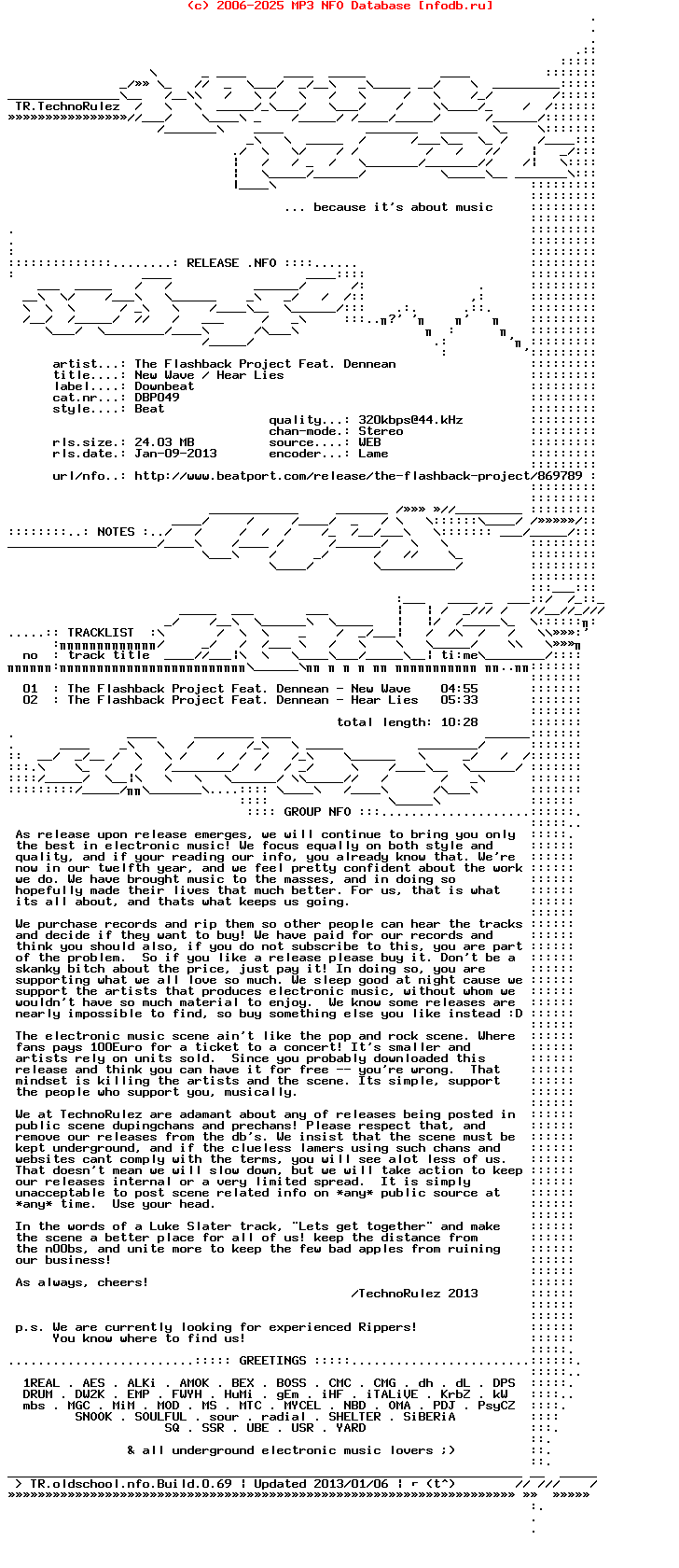 The_Flashback_Project_Feat._Dennean_-_New_Wave__Hear_Lies_(DBP049)-WEB-2012-TR