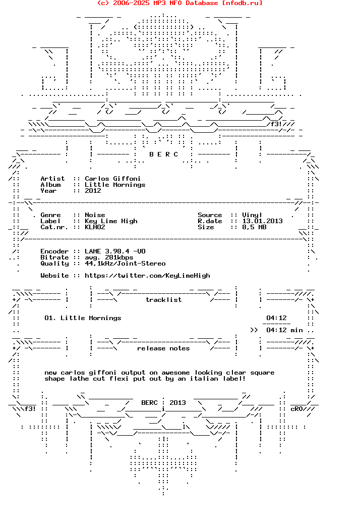 Carlos_Giffoni-Little_Mornings-Vinyl-EP-2012-BERC