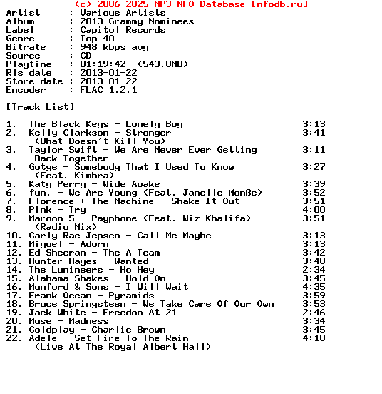 VA-2013_Grammy_Nominees-CD-FLAC-2013