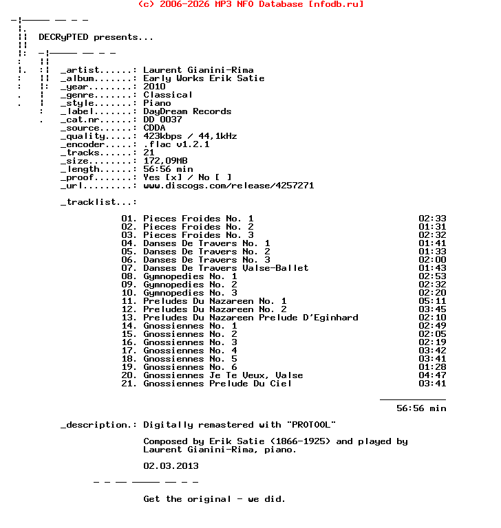 Laurent_Gianini-Rima-Early_Works_Erik_Satie-Remastered-CD-FLAC-2010