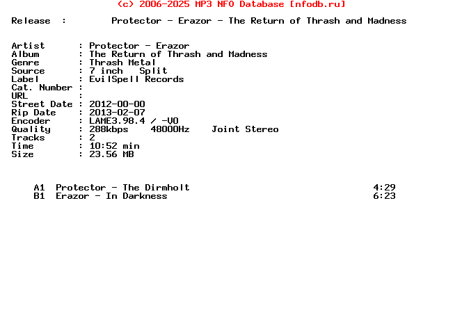Protector_-_Erazor-The_Return_Of_Thrash_And_Madness-Split_7Inch_Vinyl-2012