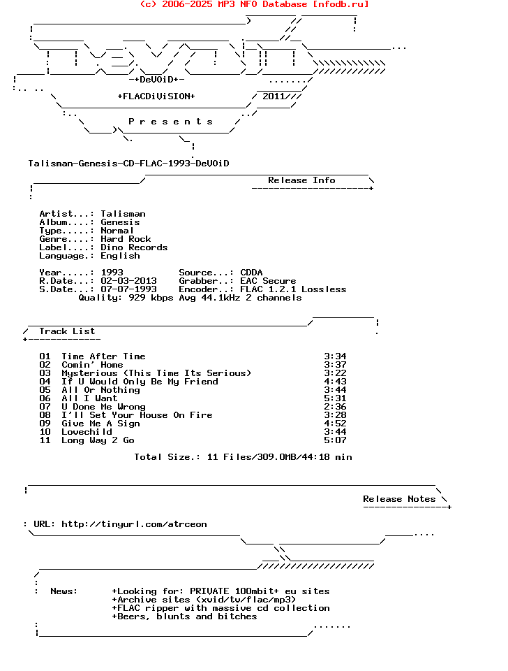 Talisman-Genesis-CD-FLAC-1993