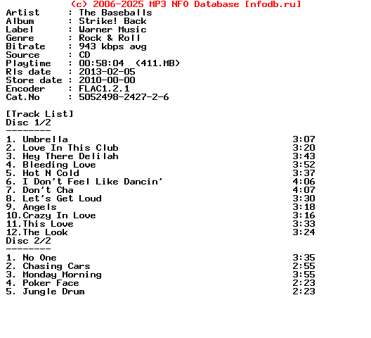 The_Baseballs-Strike_Back-2CD-2010