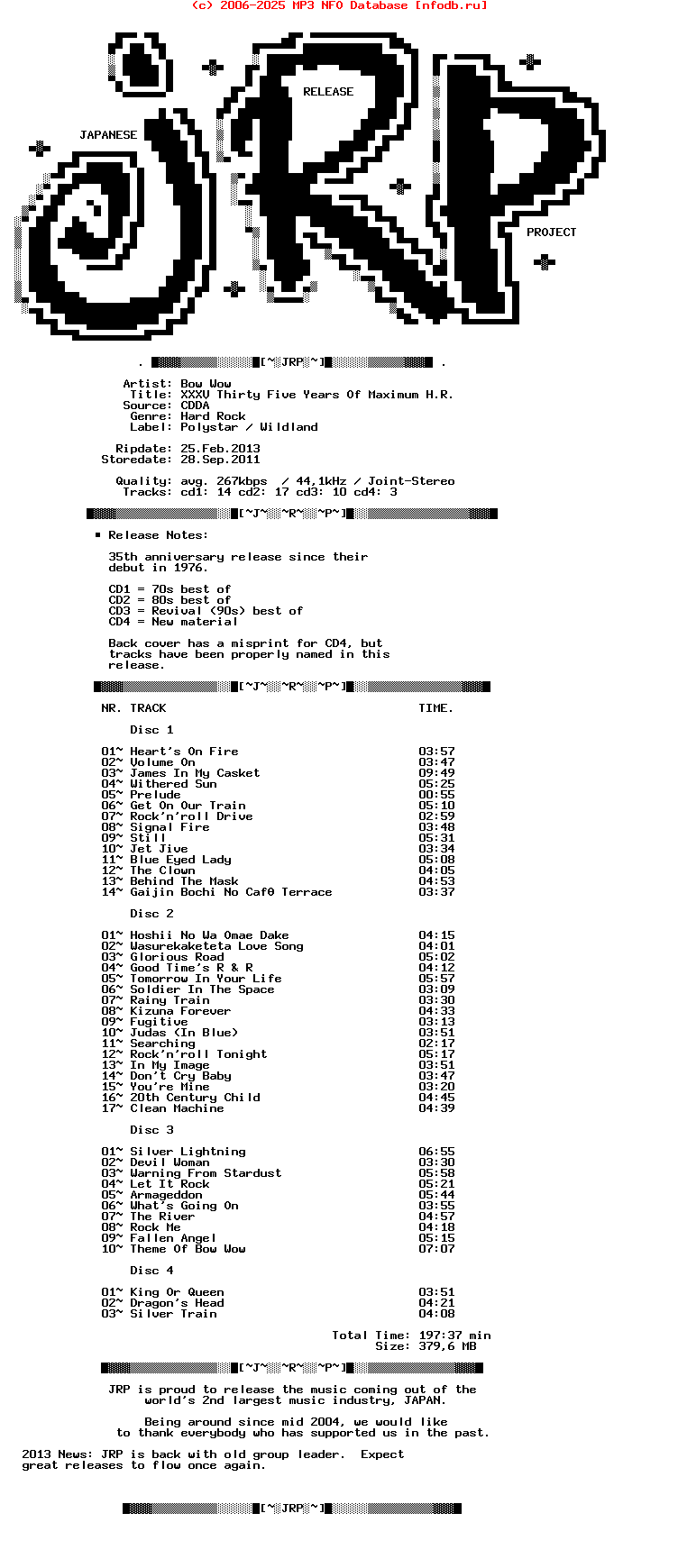 Bow_Wow-Xxxv_Thirty_Five_Years_Of_Maximum_H.R.-4CD-2011-JRP