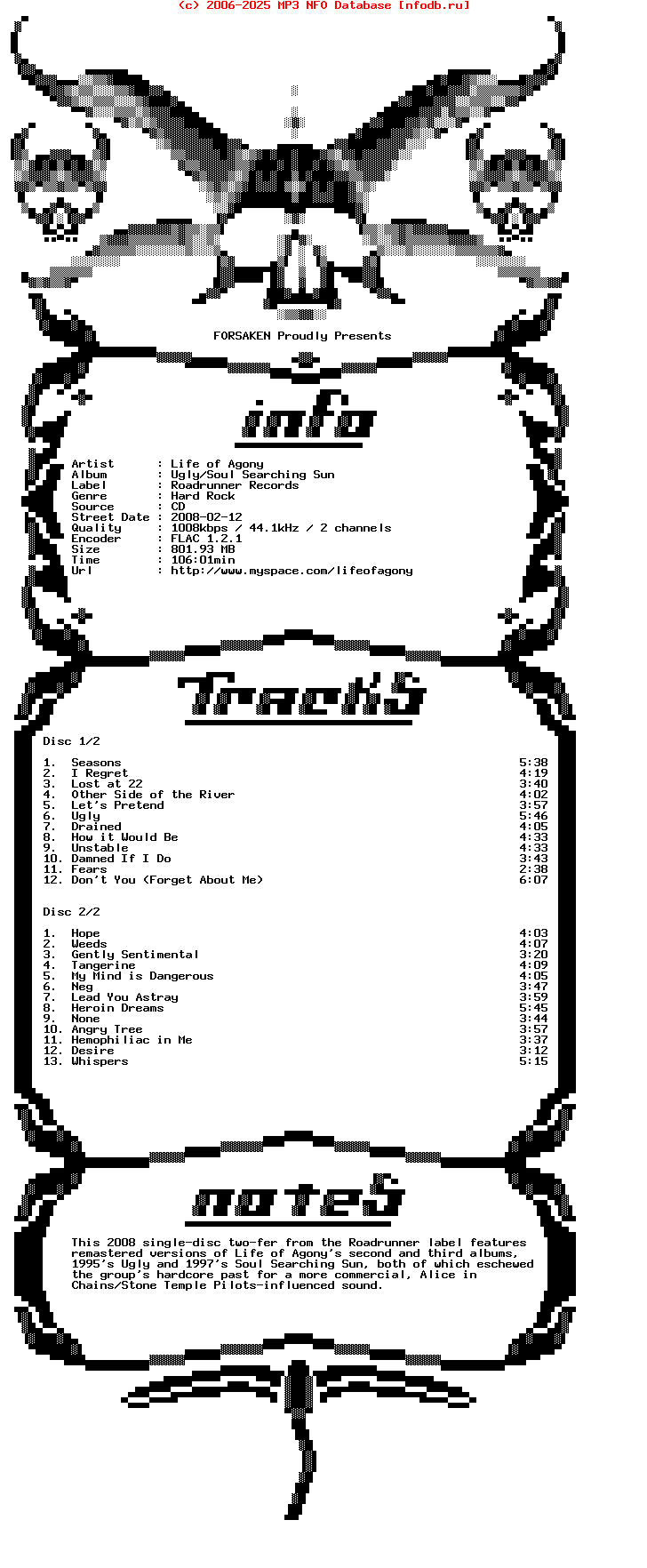 Life_Of_Agony-Ugly-Soul_Searching_Sun-Remastered-2CD-FLAC-2008