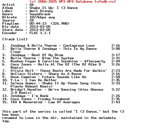 VA-Shake_It_Up_I_Love_Dance-Ost_Deluxe_Edition-CD-FLAC-2013