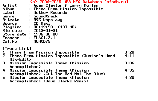 Adam_Clayton_And_Larry_Mullen-Theme_From_Mission_Impossible-CDM-1996