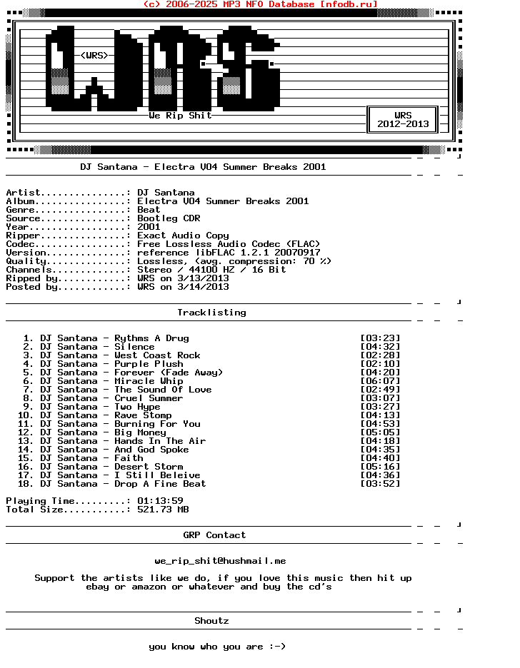 Dj_Santana-Electra_V04_Summer_Breaks_2001-Bootleg-CDR-FLAC-2001-Wrs