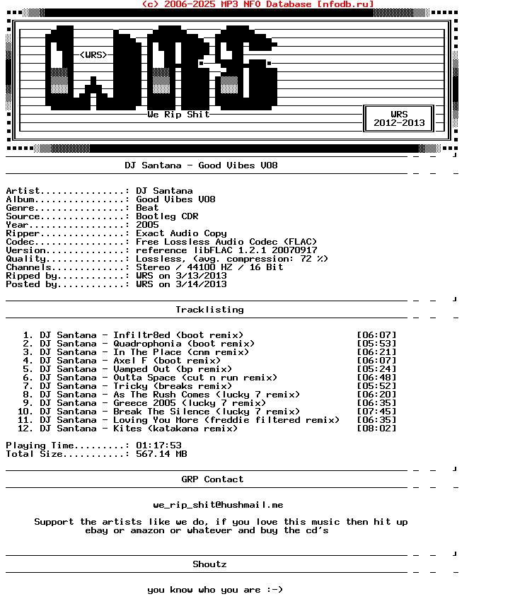 Dj_Santana-Good_Vibes_V08-Bootleg-CDR-FLAC-2005-Wrs