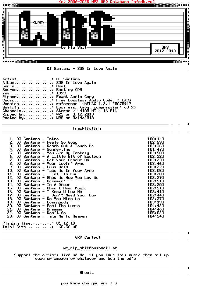 Dj_Santana-S08_In_Love_Again-Bootleg-CDR-FLAC-1999-Wrs