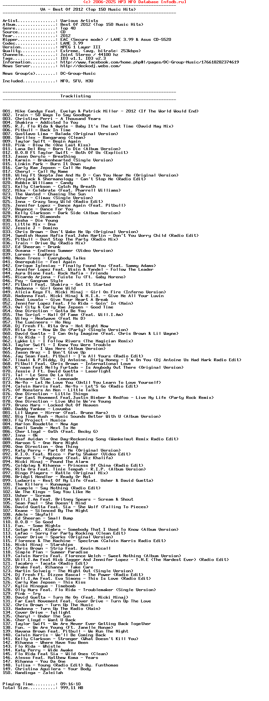 VA-Best_Of_2012_(TOP_150_MUSIC_HITS)-2012-Dc
