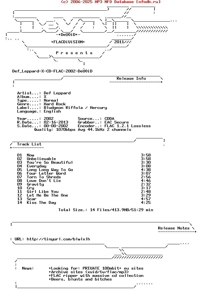 Def_Leppard-X-CD-FLAC-2002