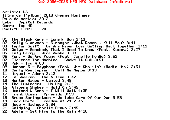 VA_-_Grammy_Nominees_2013-2013