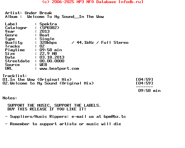 Under_Break-Welcome_To_My_Sound__In_The_Wow-(SPK082)-WEB-2013