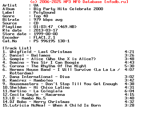 VA-Big_Party_Hits_Celebrate_2000-CD-1999