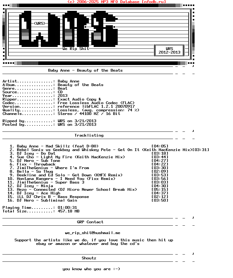 Baby_Anne-Beauty_Of_The_Beats-CD-FLAC-2013-Wrs