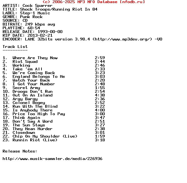 Cock_Sparrer-Shock_Troops-Running_Riot_In_84-1993