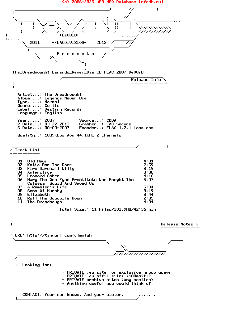 The_Dreadnought-Legends_Never_Die-CD-FLAC-2007