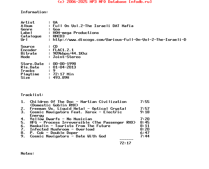 VA-Full_On_Vol.2-The_Israeli_Dat_Mafia-CD-FLAC-1998