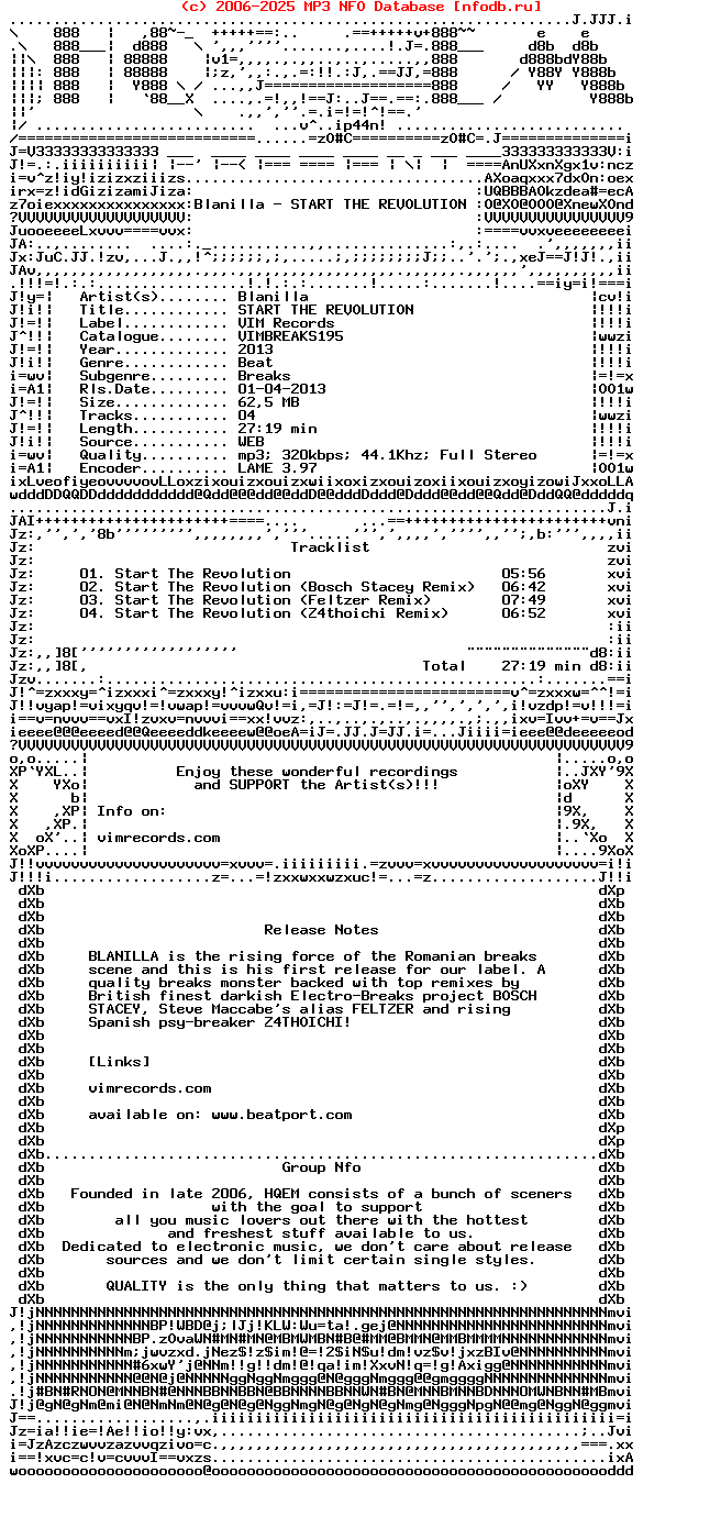 Blanilla_-_Start_The_Revolution-(VIMBREAKS195)-WEB-2013-HQEM