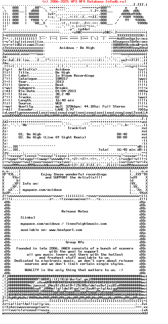 Acidova_-_Be_High-(IBR017)-WEB-2013-HQEM