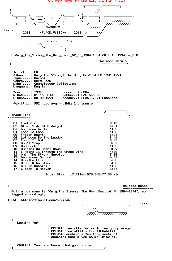 Fm-Only_The_Strong_The_Very_Best_Of_Fm_1984-1994-CD-FLAC-1994
